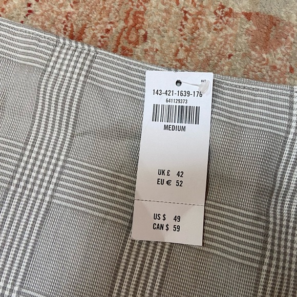 Abercrombie and Fitch Plaid Skirt NWT - Picture 3 of 5